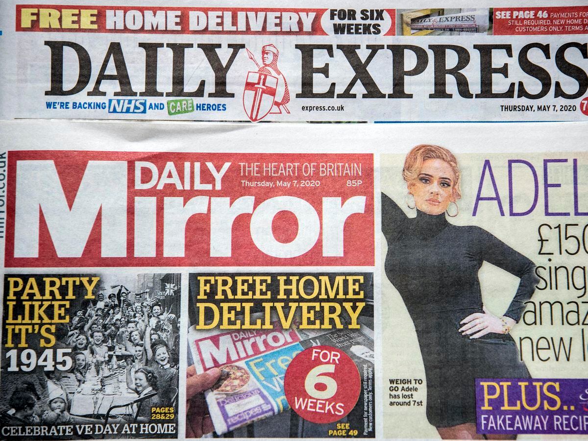 Daily Mirror and Daily Express newspaper publisher Reach