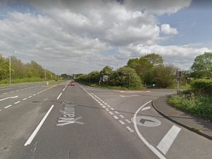 The crash took place on the A5, at the junction with Norton Lane. Photo: Google Maps