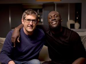 Louis Theroux and rapper Stormzy 
