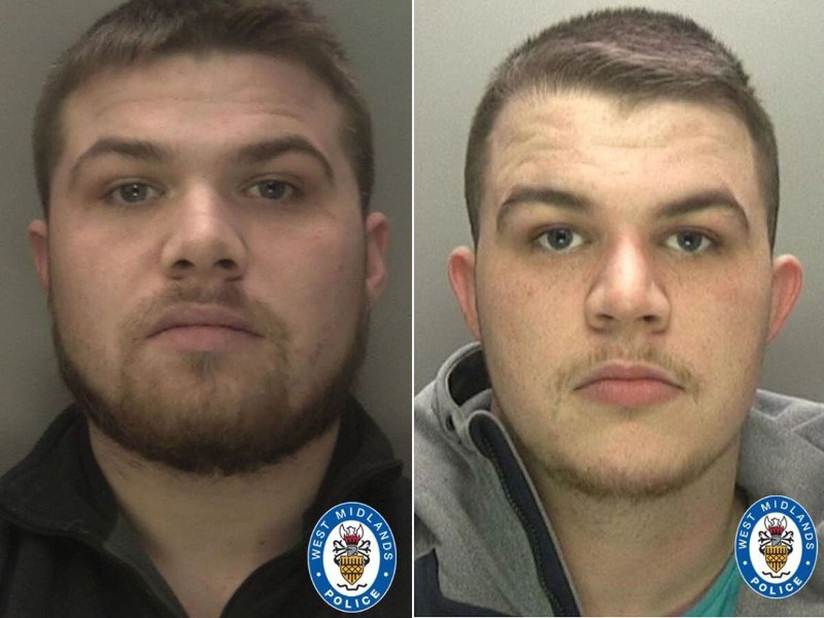 Connor Goodwin, left and Michael Goodwin. Photos: West Midlands Police.