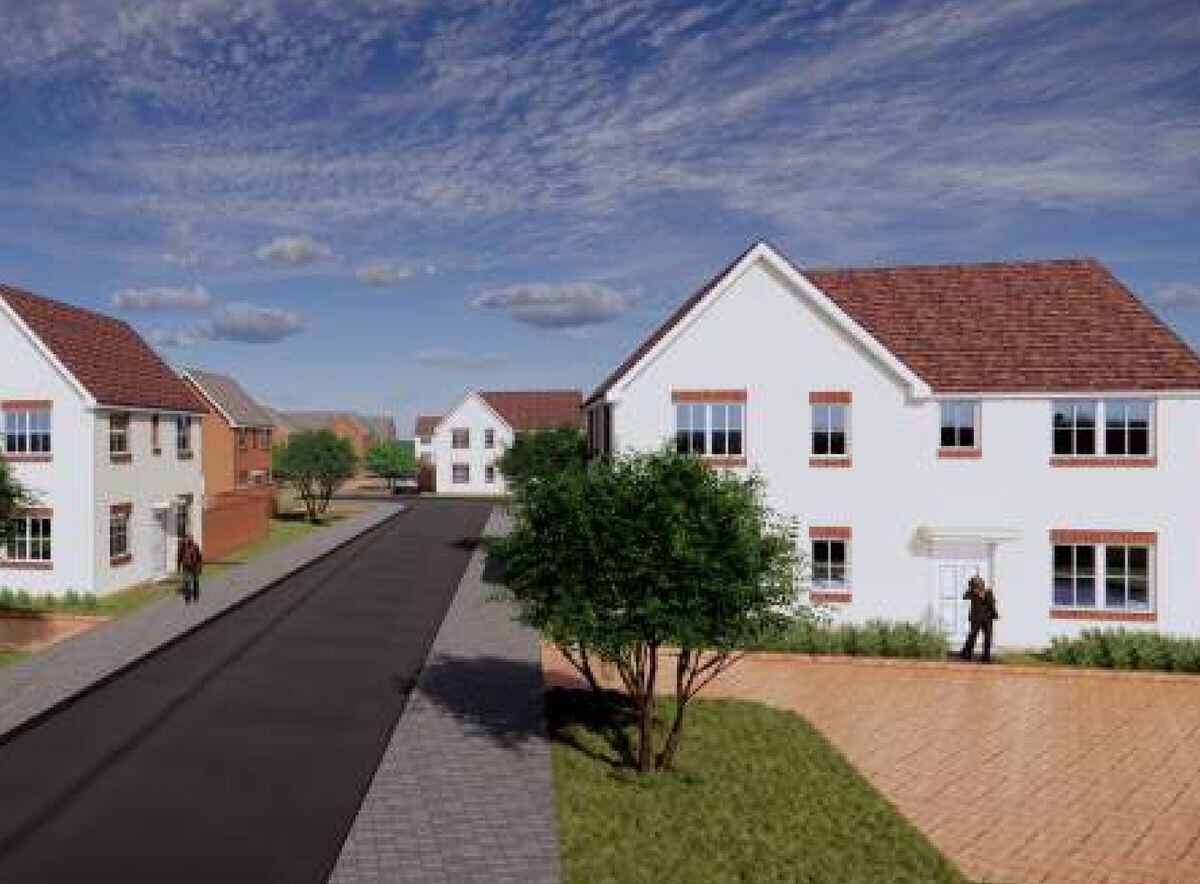 An artist’s impression of the proposed scheme in Burntwood