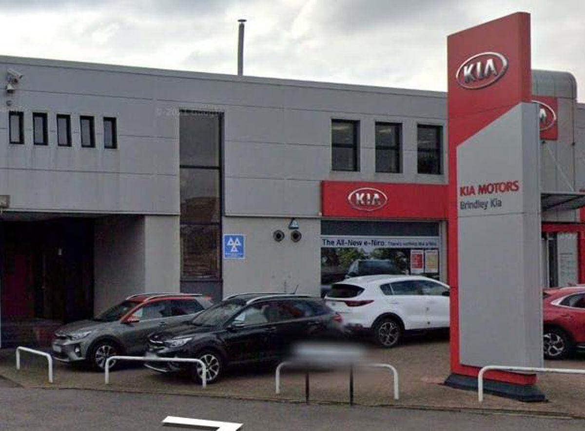 The existing Brindley Kia Motors showroom on Penn Road, Wolverhampton. Photo: Google