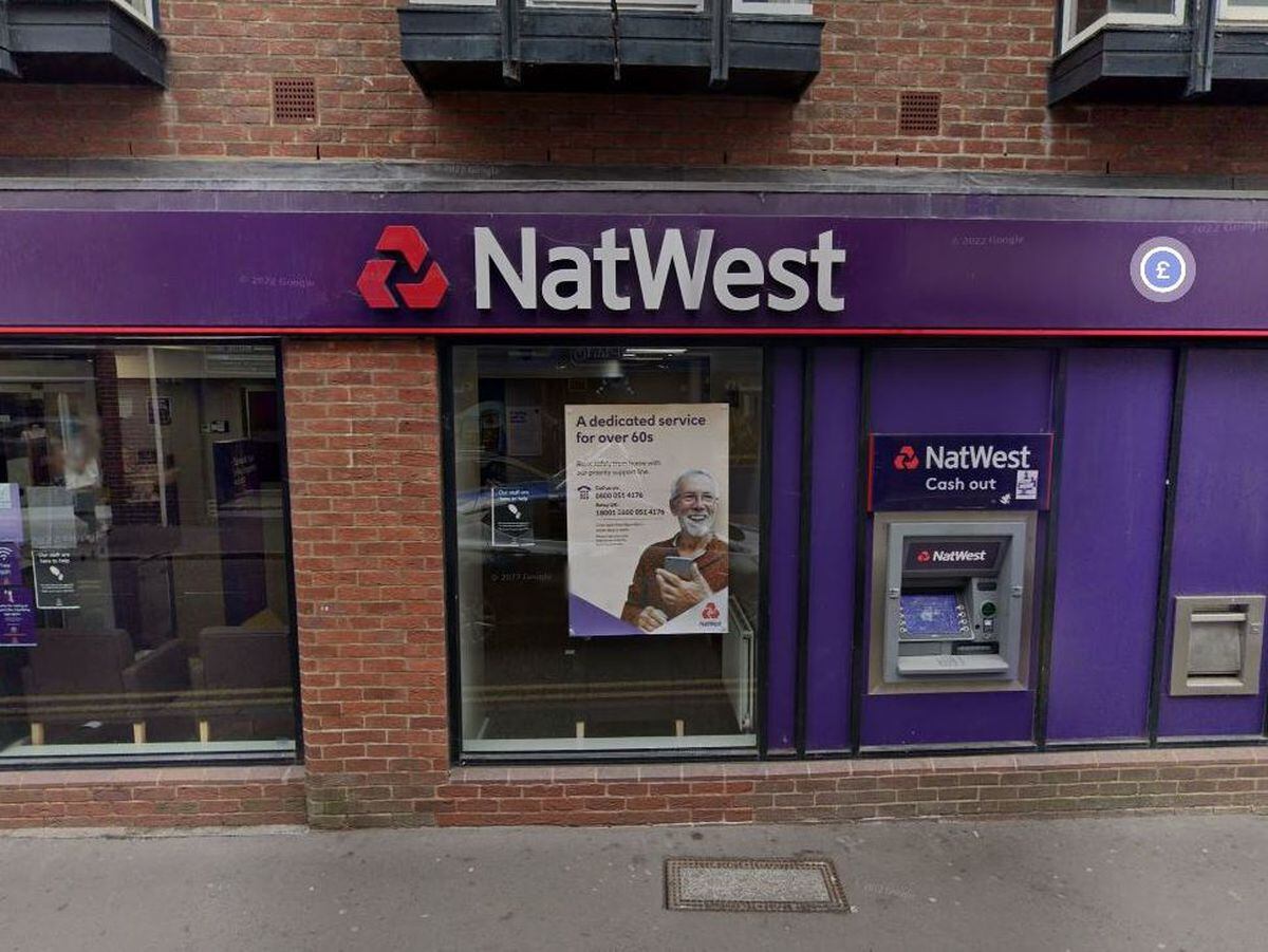 The NatWest branch in Stourbridge that is due to close