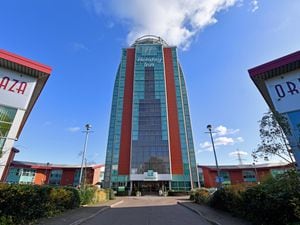The Holiday Inn Birmingham North, Bridge Street, Cannock, which is set to house asylum seekers from next week