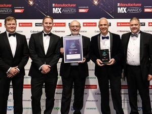The PP Control & Automation team collect the TMMX Award 