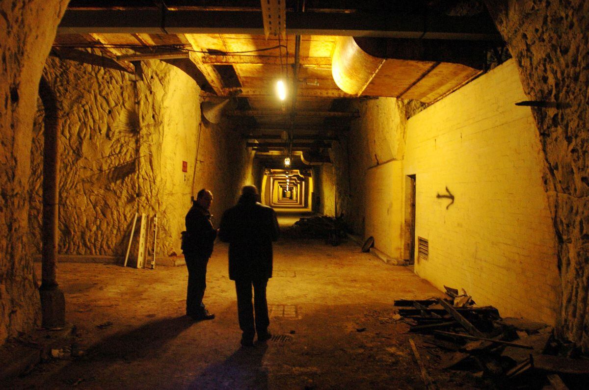 Peter Rhodes – who as a TA officer took part in an exercise at Drakelow in the Cold War days of 1980 – revisits one of the underground chambers in 2005.