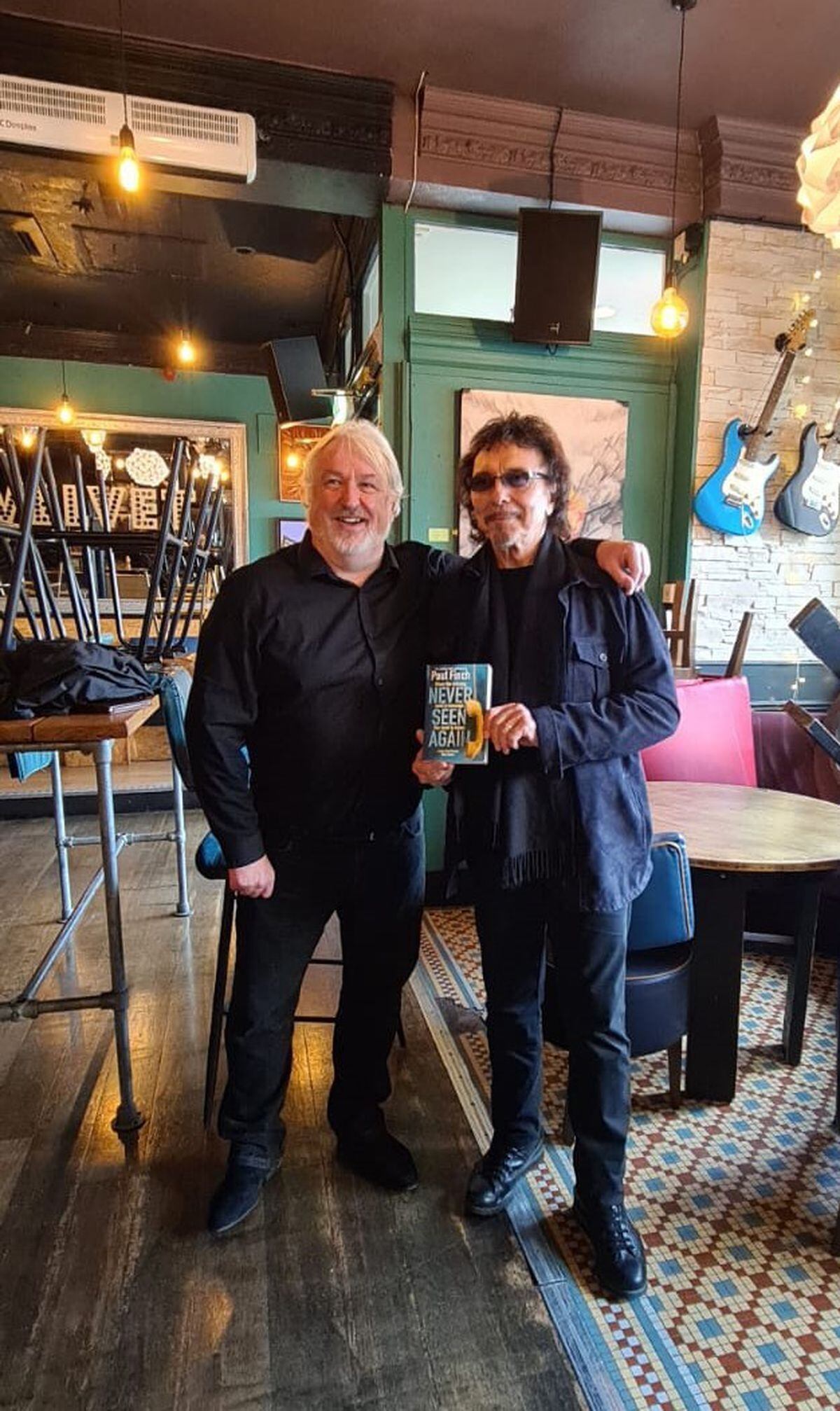Tony Iommi with Paul Finch