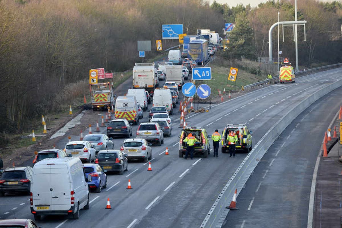travel news m6 accident today