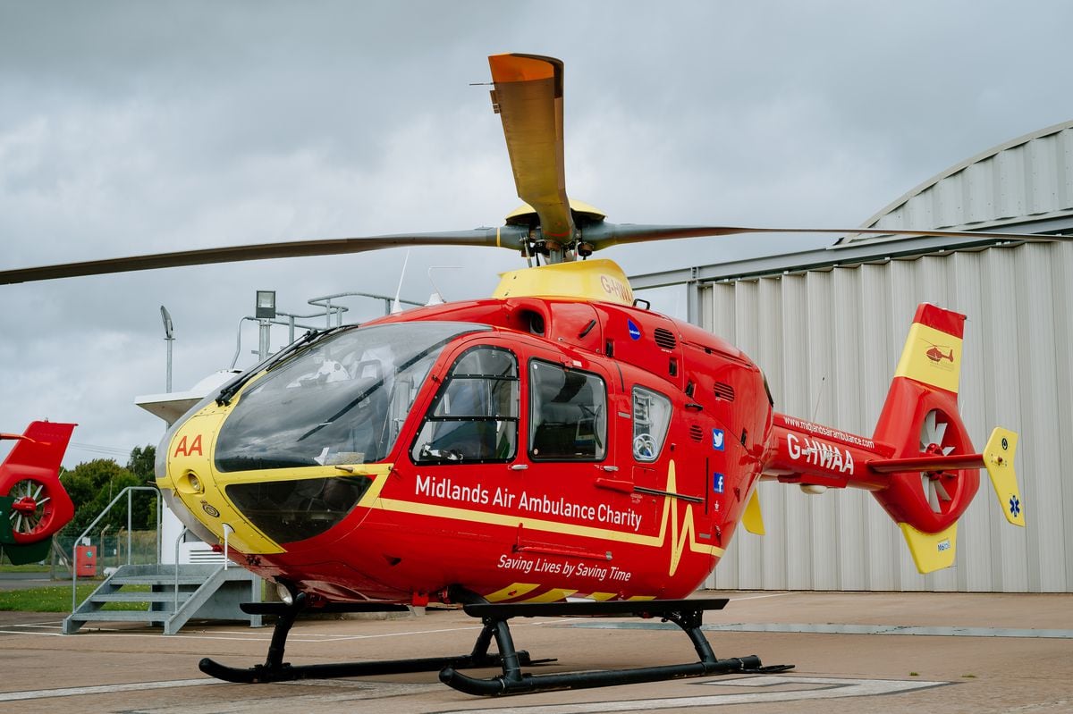 One of the air ambulances