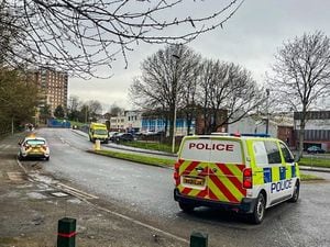 The collision saw Mill Lane closed between The Boulevard and The Promenade after a collision. Photo: Black Country Radio