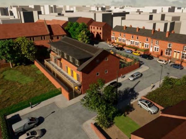 Artist impression of the proposed new Aaina Community Hub in Bath Street, Walsall. PIC: Potter Church and Homes Architects