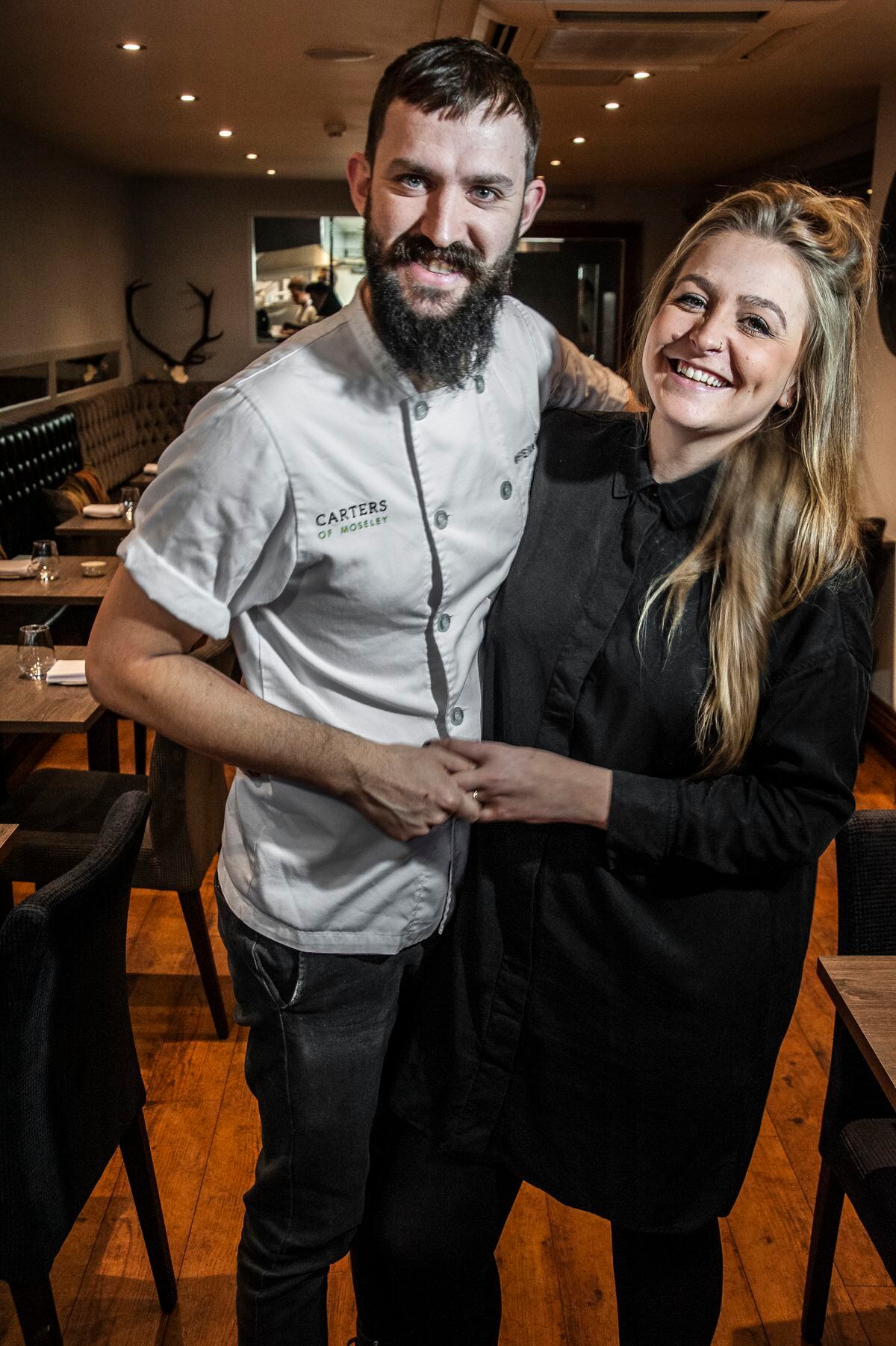 Brad Carter and Holly Jackson, from Carters of Moseley, are now selling Michelin-starred hampers