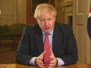 Boris Johnson announces the first lockdown