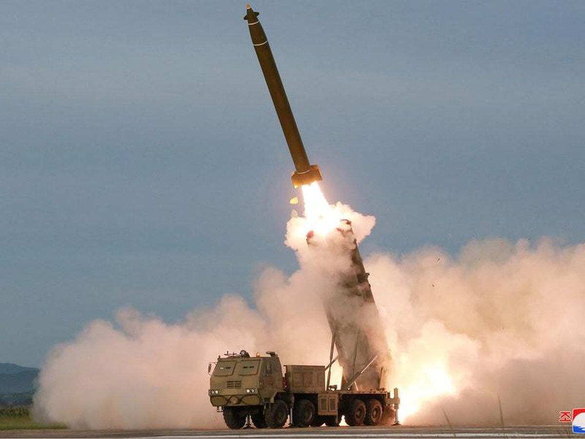 North Korea tests new 'super-large' multiple rocket launcher.