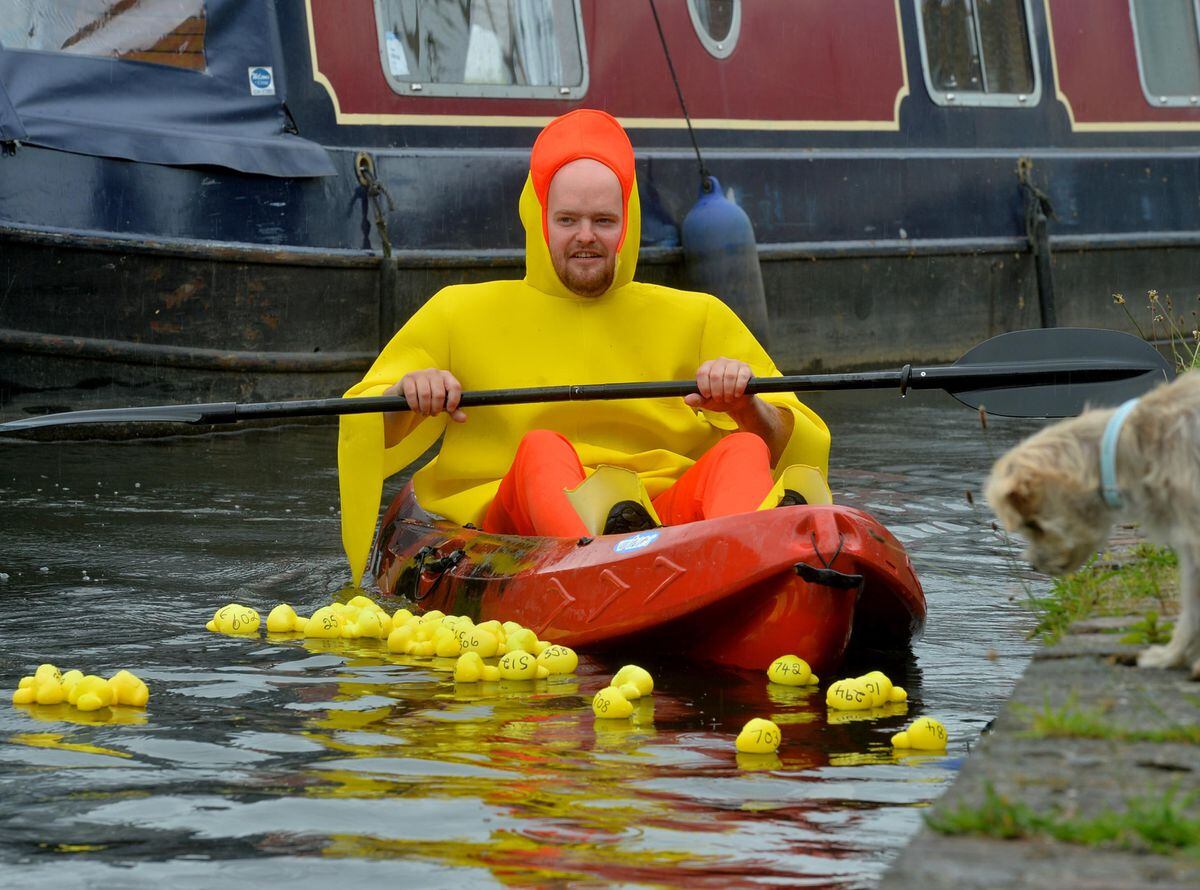The Black Country Duck Race raised money for the Mary Stevens Hospice. Pictured: James Alma.