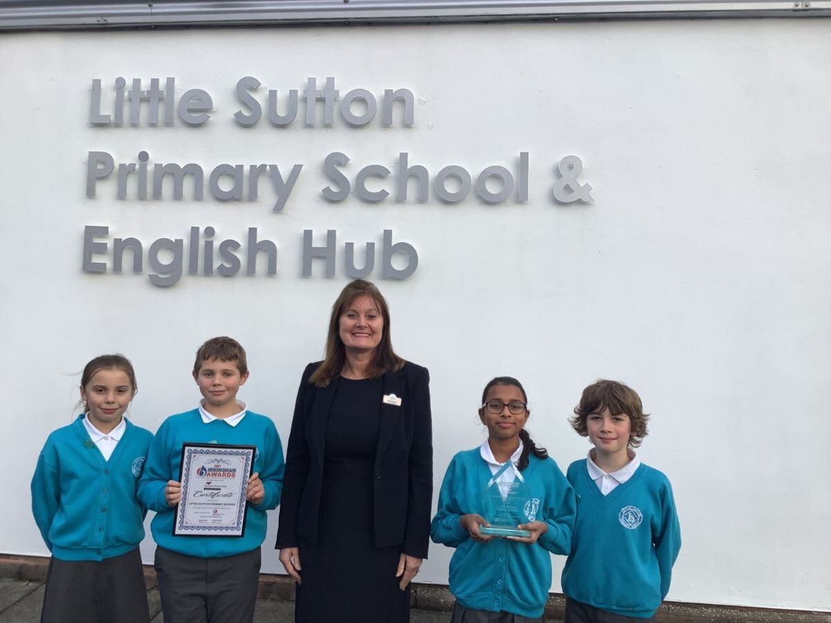 Little Sutton Primary School pupils and staff have reason to smile  