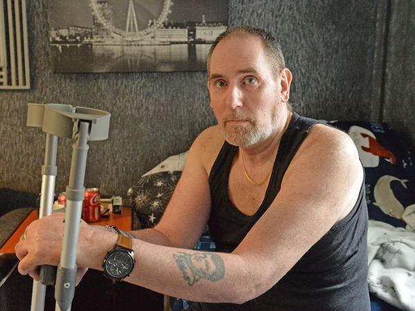 David Birch, who is recovering from bone cancer and sepsis, is concerned about anti-social behaviour on the street where he lives in Bentley, Walsall.