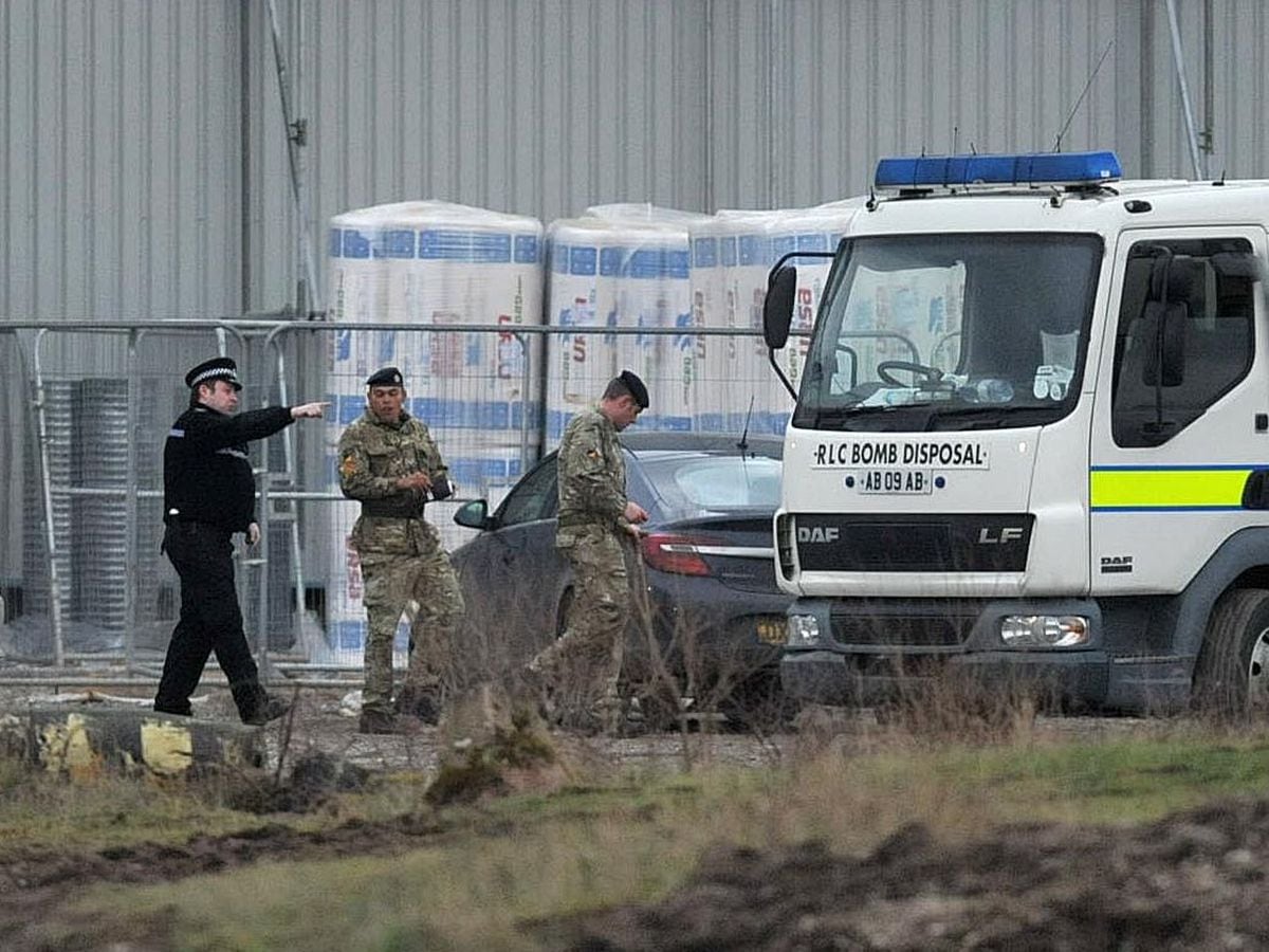 Bomb disposal team have visited the site off Milestone Way, Burntwood, including here in 2016