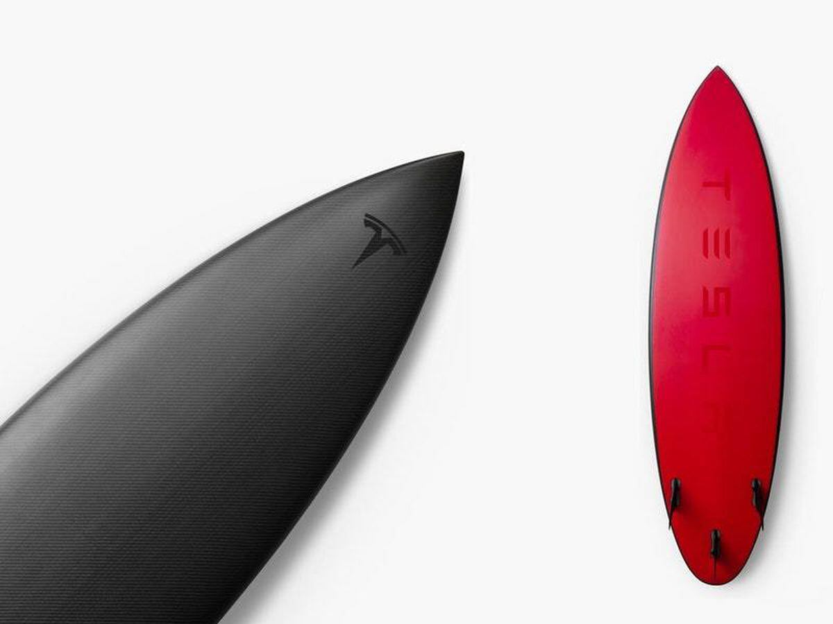 tesla released a limited edition surfboard and its sold out already