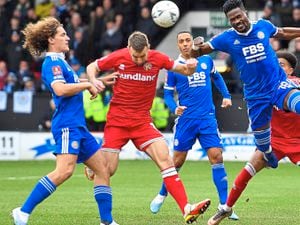 Saddlers put on a battling display in their FA Cup defeat to Leicester City at the weekend. Right, Michael Flynn now has eyes on Salford City tonight.