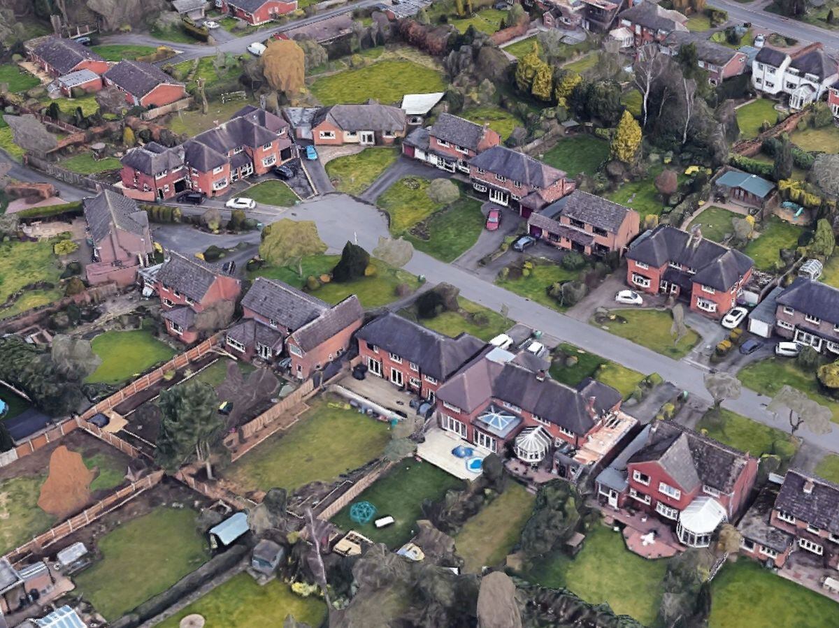 Only one of the current properties on Wrekin Drive is a bungalow, which would be replaced with a two-storey house if plans are approved. Photo: Google