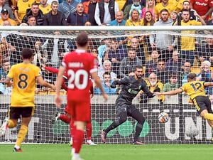Wolverhampton Wanderers' Matheus Cunha has a chance 