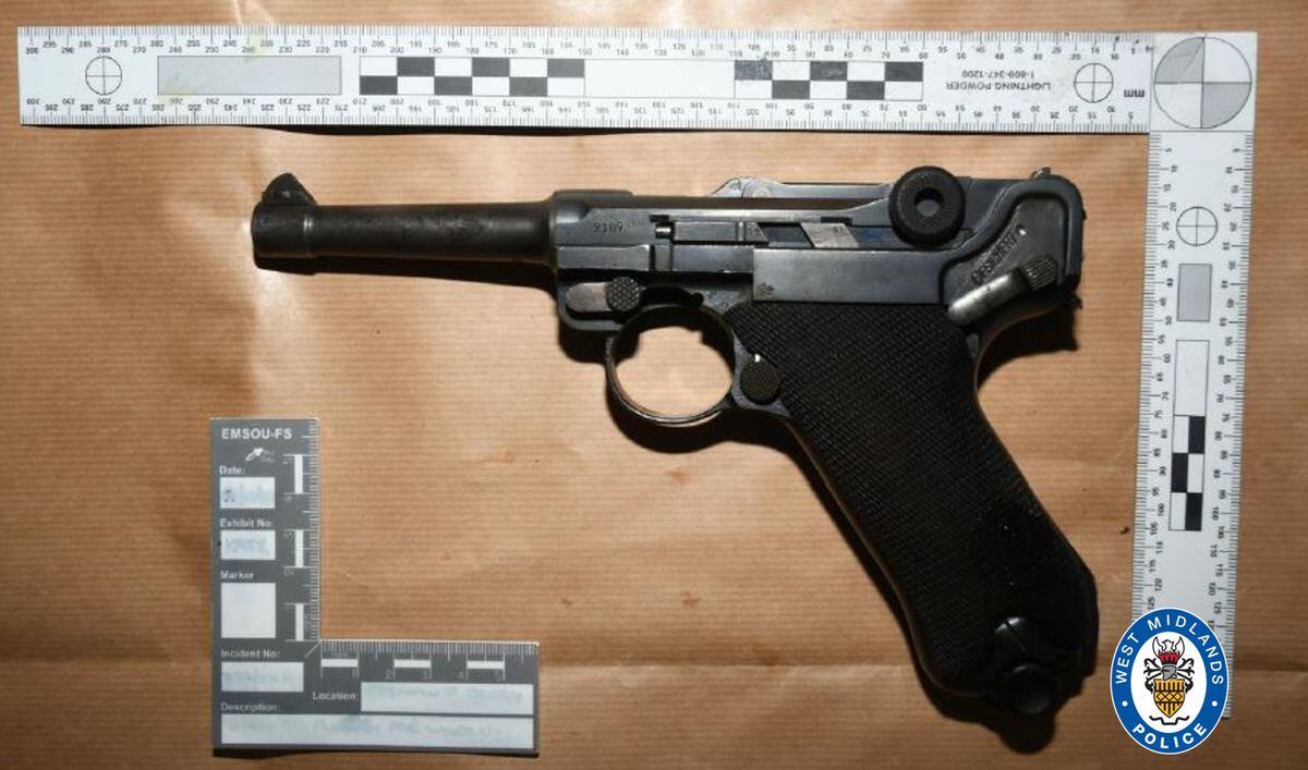 The gun used to kill Anthony Sargeant. Photo: West Midlands Police