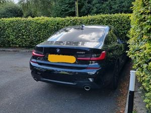 The black BMW was found by officers in the West Bromwich are within 12 hours after it being taken