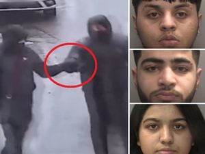 Danish Mansha and Daiyaan Arif fist-bump after killing Sohail Ali. They are pictured top and middle respectively, along with Rimsha Tariq who was also convicted