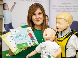 Kate Oates is teaching people how to administer first aid on children
