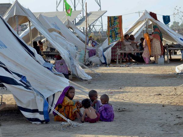 Relief camp in Pakistan