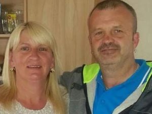 Stuart Peters and his wife Deb Peters – a gofundme page has been set up to help after Stuart suffered a stroke