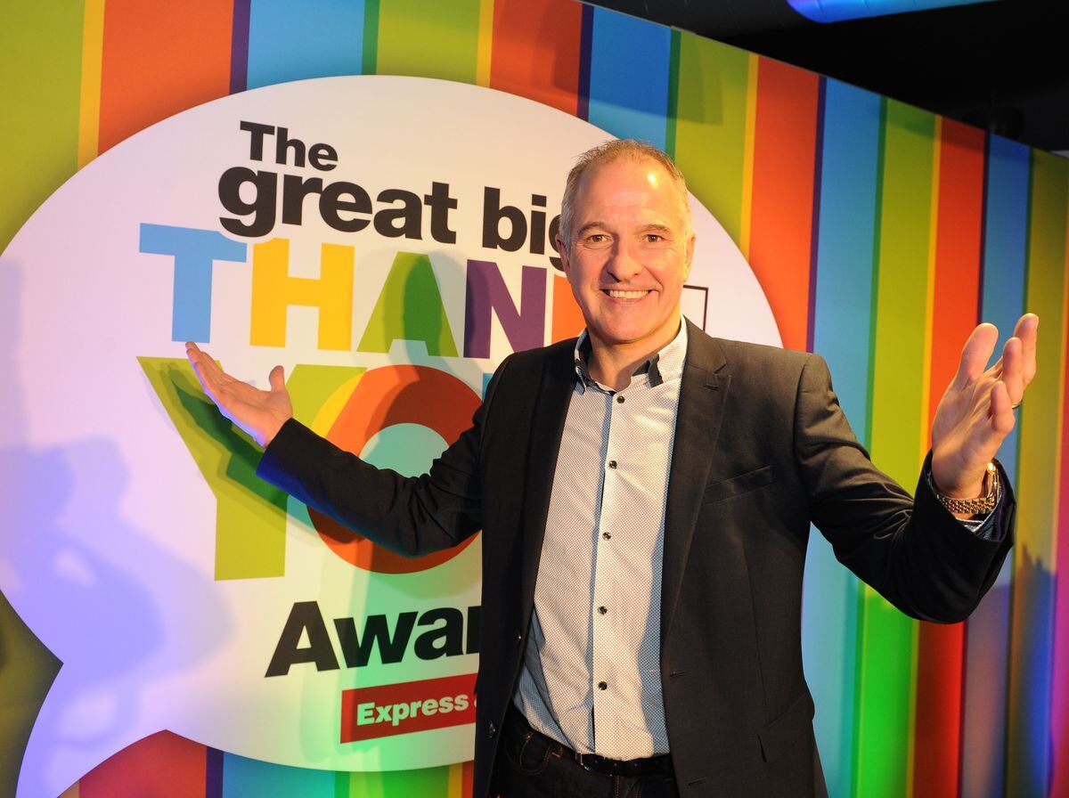 Steve Bull at last year's Great Big Thank You Awards ceremony at Molineux