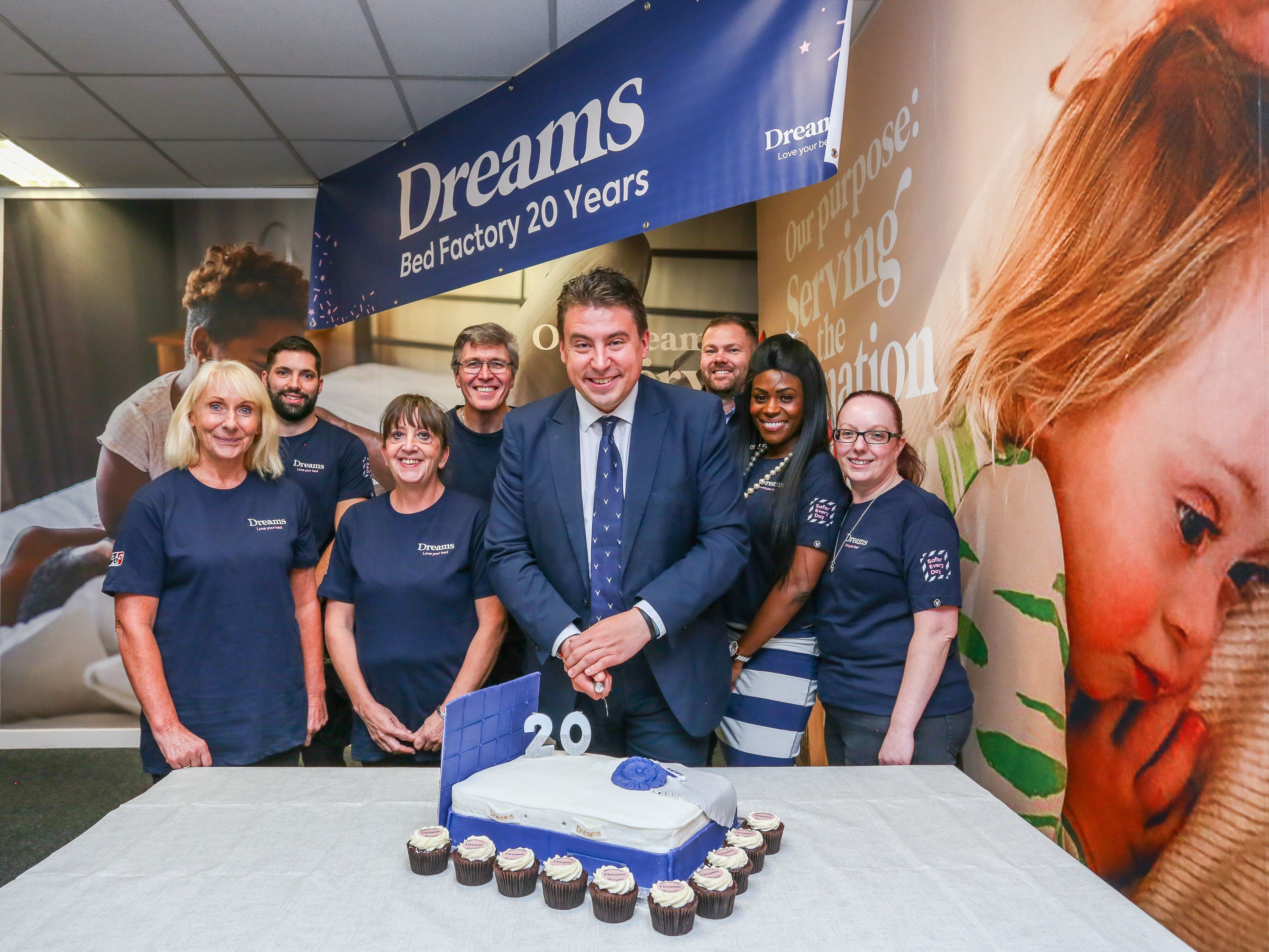 Dreams celebrates 20 years of bed and mattress making in Oldbury