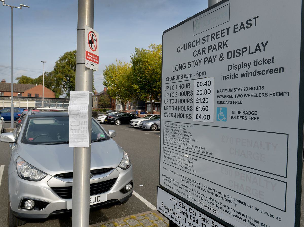 The car park at Church Street (East) could see prices soar under Sandwell Council plans