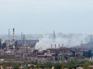 The Azovstal plant in Mariupol