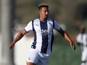 Callum Robinson of West Bromwich Albion on July 4, 2022 in Lagos, Portugal. (Photo by Adam Fradgley/West Bromwich Albion FC via Getty Images).