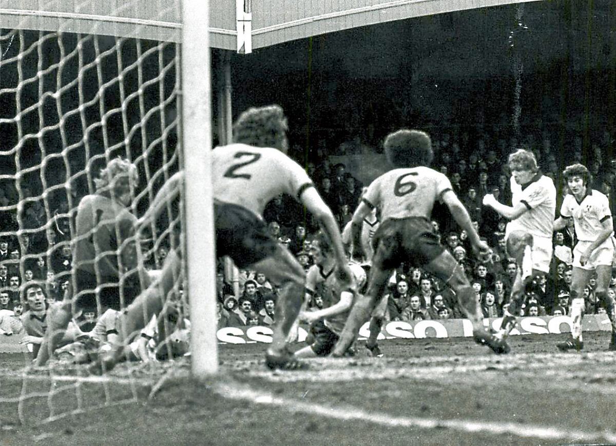Graham Turner shots - Shrewsbury v Wolves, 1979