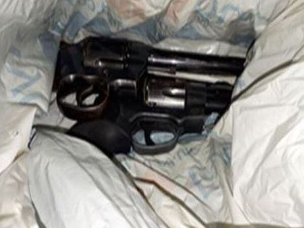 Guns found at the address in Walsall