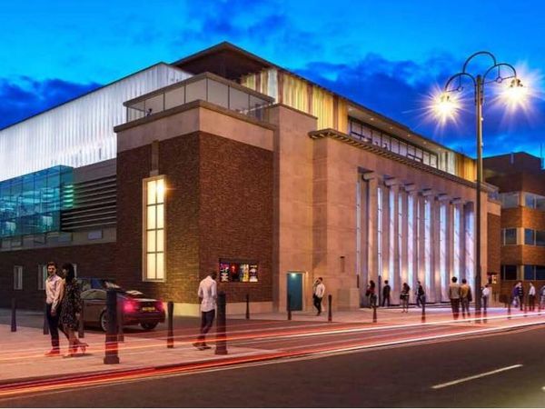 An artist's impression of how the refurbished Wolverhampton Civic Hall will look.