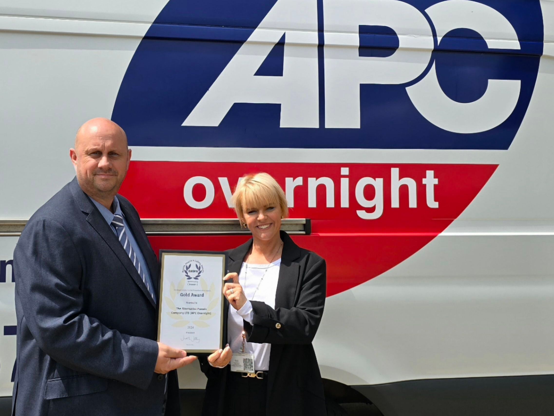 APC awarded gold RoSPA for health and safety achievements