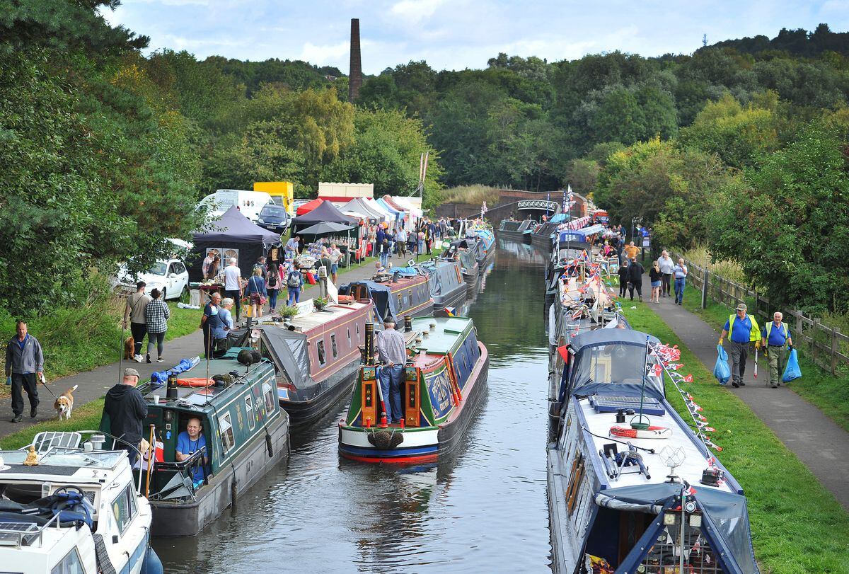 Last year's Black Country Boating Festival at Bumble Hole Local Nature Reserve