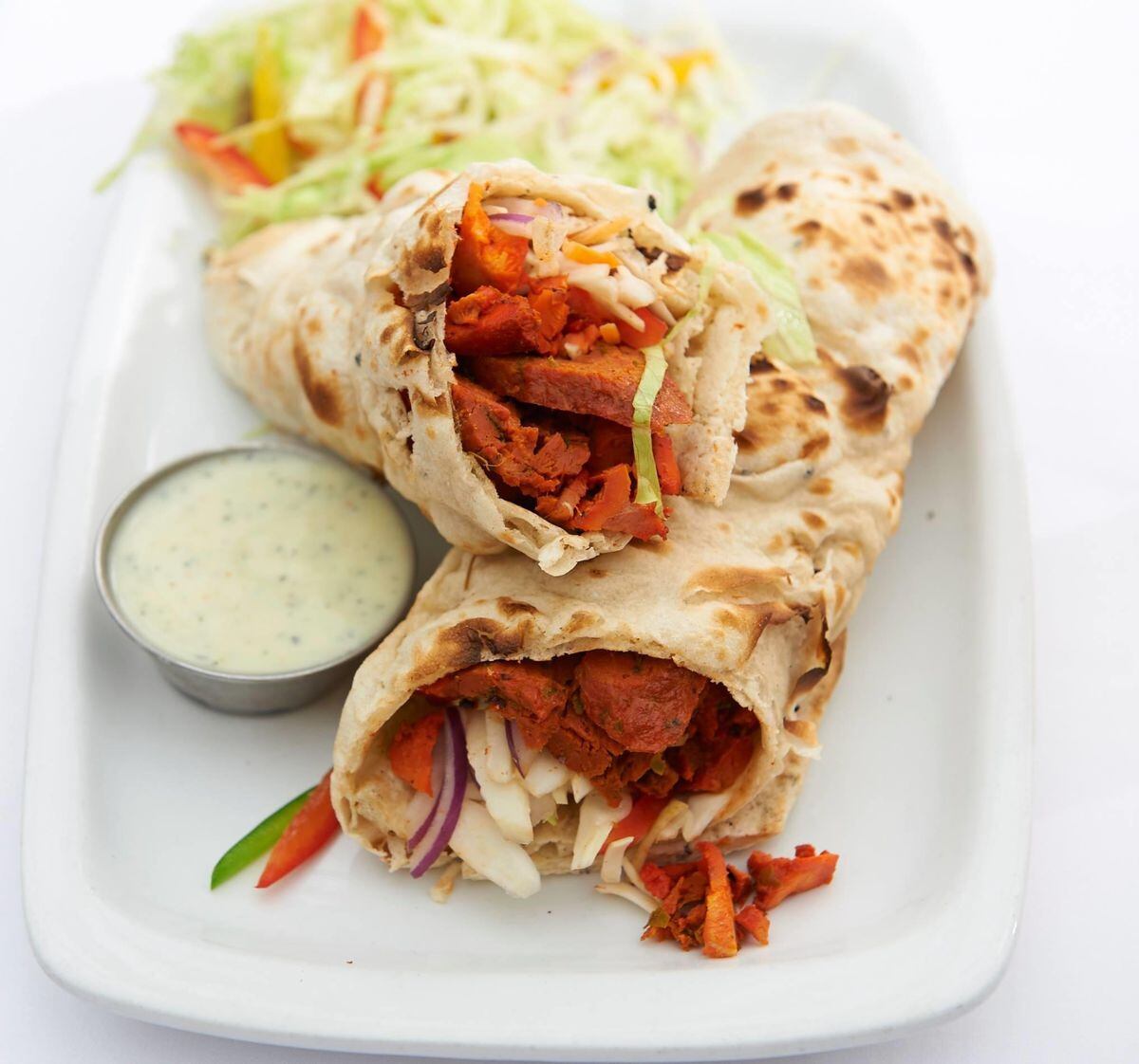 Mixed Wrap – Chicken Tikka and Sheesh Kebab