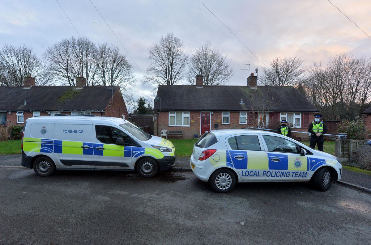 Staffordshire Police have maintained a presence at the house as investigations continue