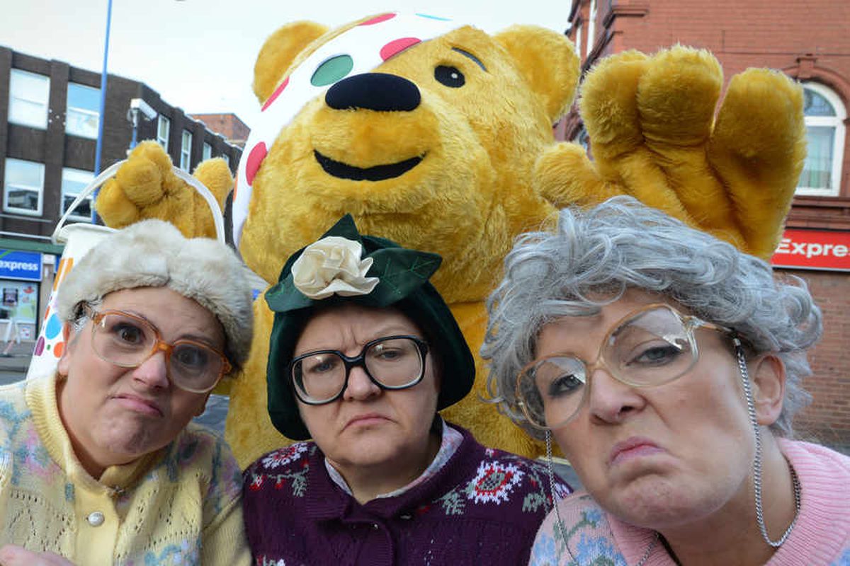 Dancing grannies step up for Children in Need