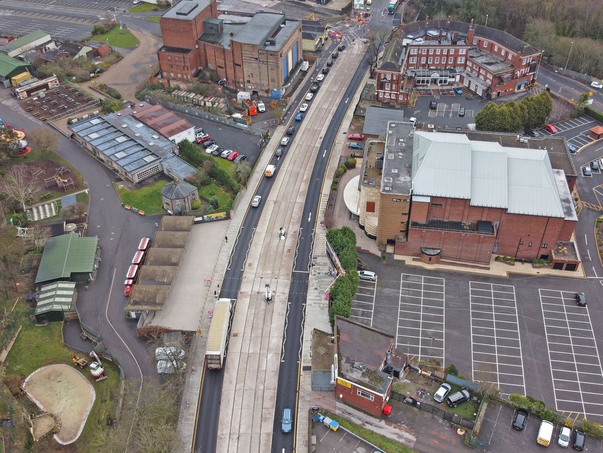 Work is underway at Castle Hill on the Metro extension through Dudley, which has received a £60m funding boost