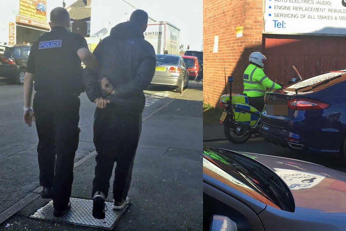 Pictured Suspected Car Thief Arrested After Police Chase In Wolverhampton Express Star