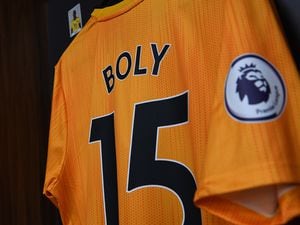 The shirt of Willy Boly of Wolverhampton Wanderers.