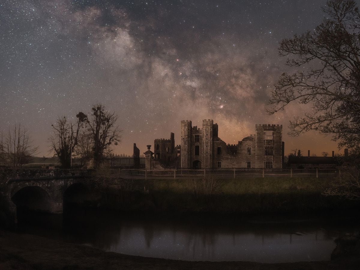 Shot of Milky Way rising over Tudor ruins wins national park photography prize