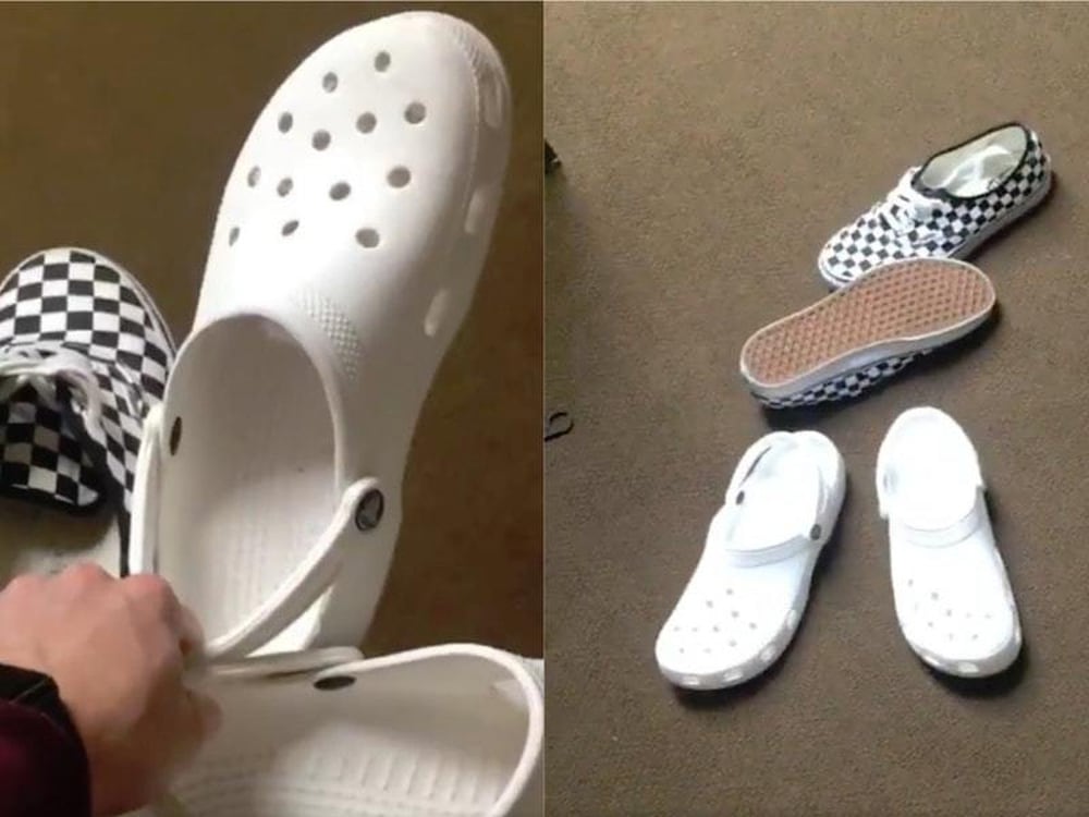 Crocs fans attempt to one-up Vans owners with their own shoe-flipping ...